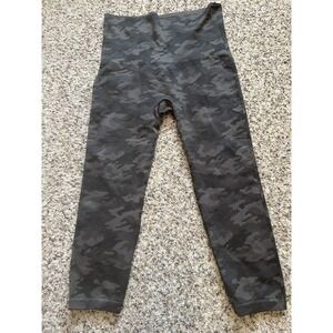 Women's Spanx 2X Olive Green Camo Leggings